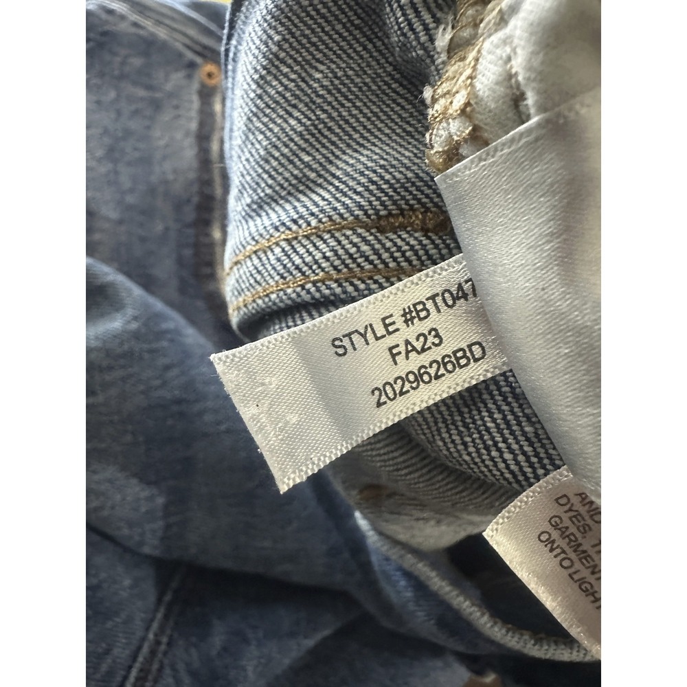 J. Crew Factory Slim Boyfriend Jean All-Day Stretch Plus Size 34 BT047 Blue Wash - Picture 8 of 12